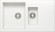 Кухонная мойка Polygran BRIG-870 №36 Белый Хлопок Кухонная мойка Polygran BRIG-870 №36 Белый Хлопок