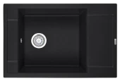 7806, ЧЁРНЫЙ, кухонная мойка, кварц