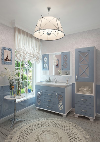 105 Тумба "Duglas 105 №3" (ум. Дуглас 105/Виктория-100) патина голубая с сифоном 105 Тумба "Duglas 105 №3" (ум. Дуглас 105/Виктория-100) патина голубая с сифоном