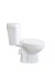 B01 Унитаз-компакт, сиденье полипропилен, крепления, арматура, гориз. выпуск 