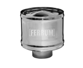 Ферум Зонт-Д с ветрозащитой (нерж. сталь 0,5мм) Ф115