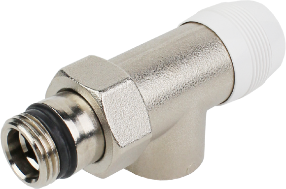 Вентиль Elsen ВН 1/2&quot;-1/2&quot; отсекающий, никелированный, осевой
