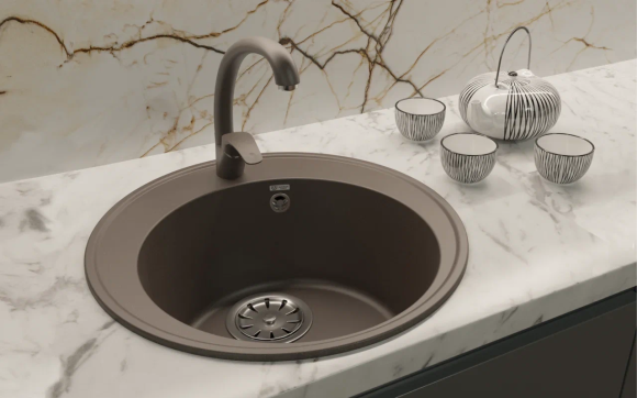 Cмеситель ULGRAN Quartz UQ-007-02, лен Cмеситель ULGRAN Quartz UQ-007-02, лен