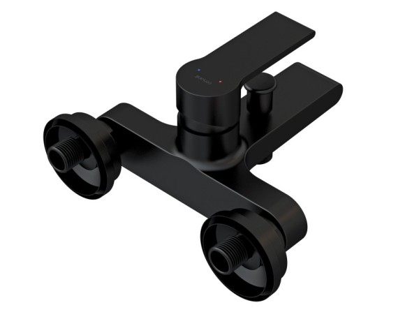 Смеситель для ванны BRASKO BLACK однорычажный черный Смеситель для ванны BRASKO BLACK однорычажный черный