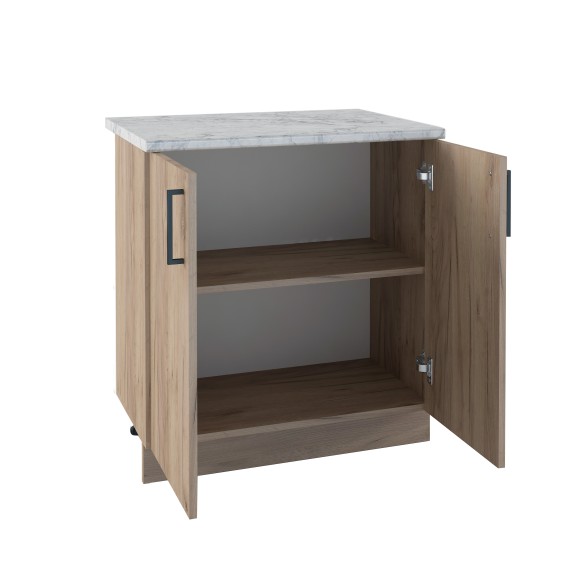 800 Стол рабочий/разделочный - Дуб Бунратти (80*84*43)