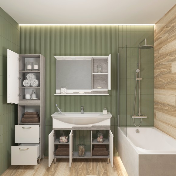 40 Пенал-шкаф  "Каскад 40" моринга универсальный