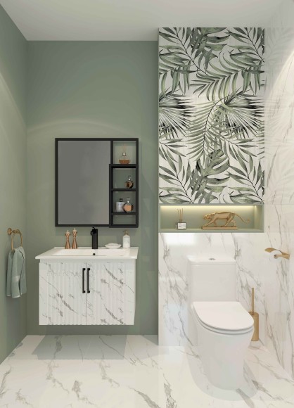 75 Зеркало "Bruklin 75" мрамор