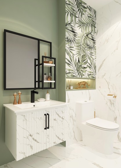 75 Зеркало "Bruklin 75" мрамор