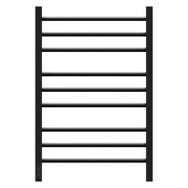 Полотенцесушитель электрический Point Веста PN70758B П9 500x800, диммер слева, черный