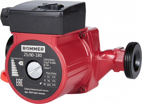 Циркуляционный насос Rommer RCP-0002 25/60-180