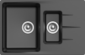 EWIGSTEIN Мойка GERD 60KF 1,5-чаши+крыло 780*500мм черный арт.EW- EWIGSTEIN Мойка GERD 60KF 1,5-чаши+крыло 780*500мм черный арт.EW-