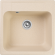 GRANFEST Мойка QUARZ 48  1-чаша 480*480мм бежевый арт.GF-Z-