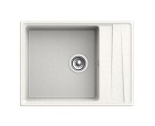 GRANFEST Мойка LEVEL 660L 1-чаша+крыло 660*500мм белый арт.GF- GRANFEST Мойка LEVEL 660L 1-чаша+крыло 660*500мм белый арт.GF-