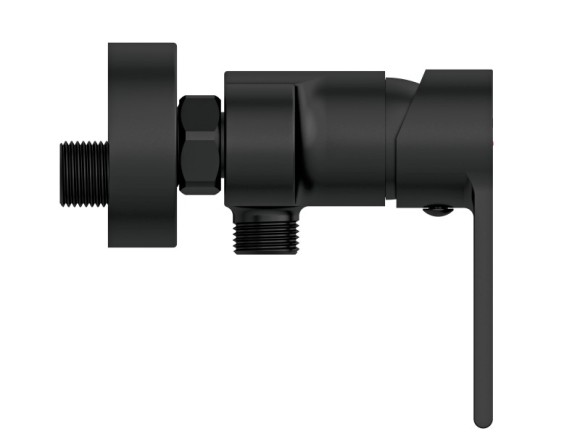 Смеситель для душа BRASKO BLACK однорычажный черный