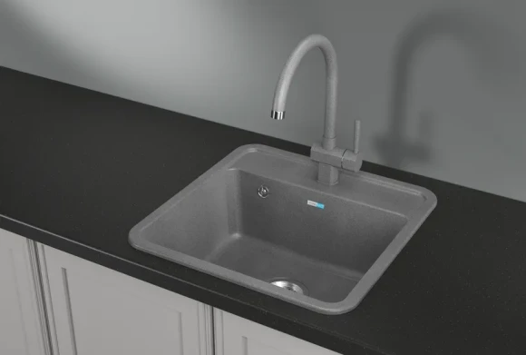 5001, ГРАФИТ, кухонная мойка, СтандАРТ кварц