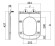 Сиденье ДП с доводчиком для подвесного унитаза K53 