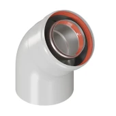 Отвод промежуточный 45 град 60\100kiturami