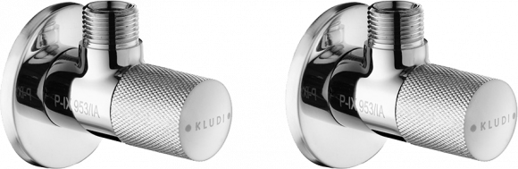 Вентиль Kludi 1584605-00 угловой, 2 шт.