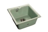 GRANFEST Мойка PRACTIК 420  1-чаша 417*417мм салатовый арт.GF-