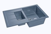 GRANFEST Мойка QUADRO 775KL 1,5-чаши+крыло 765*495мм графит арт.GF- GRANFEST Мойка QUADRO 775KL 1,5-чаши+крыло 765*495мм графит арт.GF-