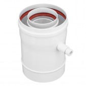 Дымоход коаксиальный 60/100, Конденсатоотводчик kiturami