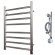 Полотенцесушитель электрический Point Аврора PN10156SE П8 500x600 левый/правый, хром