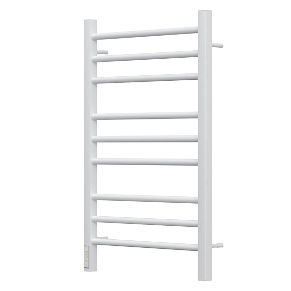 Полотенцесушитель электрический Point Веста PN70758W П9 500x800, диммер слева, белый