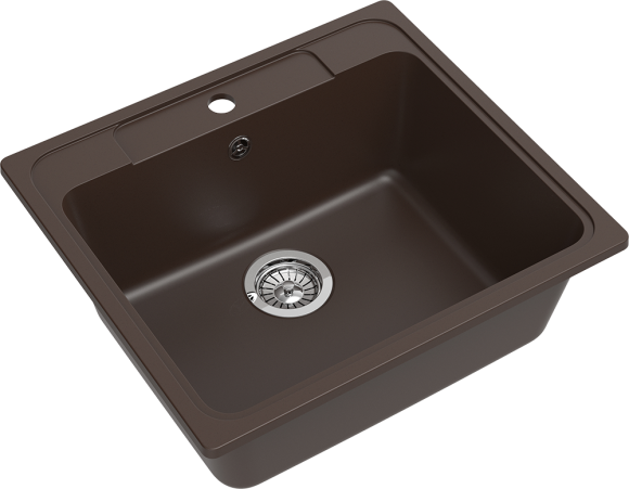 EWIGSTEIN Мойка ELEGANT 60  1-чаша 570*510мм шоколад арт.EW-