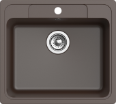 EWIGSTEIN Мойка ELEGANT 60  1-чаша 570*510мм шоколад арт.EW-