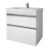 Тумба GRACE PLUS, 90 см, подвесная/напольная, 2 ящика, с опорами, белый глянец