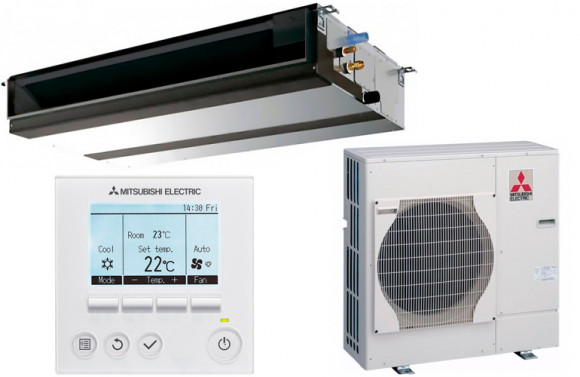 Сплит-система канального типа Mitsubishi Electric PEAD-RP100JAQ / PUHZ-SW100YHA