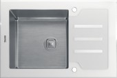 Кухонная мойка TOLERO Ceramic Glass TG-660 (Белая)