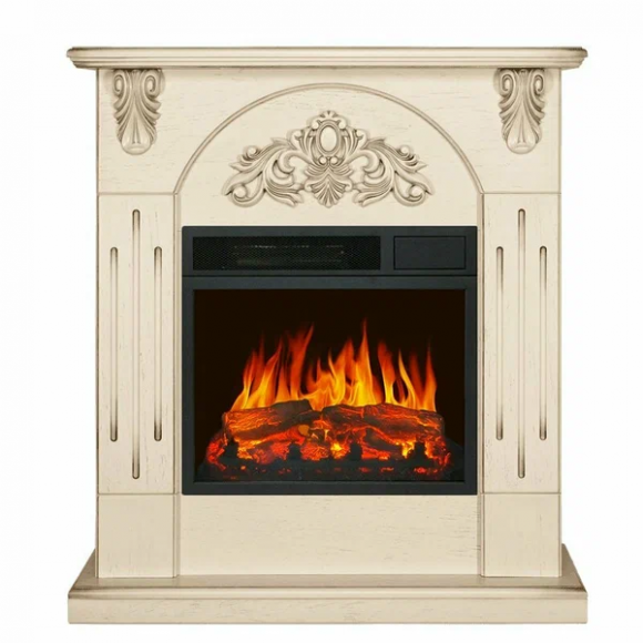 Портал Royal Flame Chester Wood - Белый