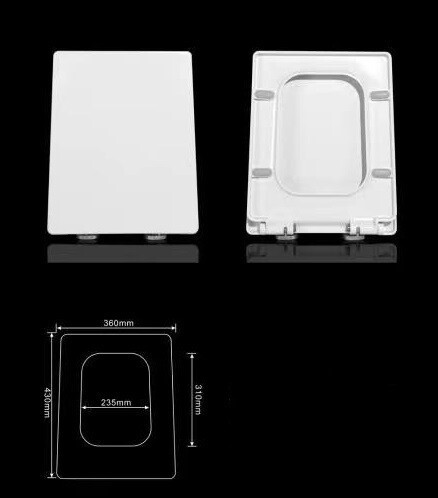 Сиденье ДП с доводчиком для унитаза T1028, T1027, T1029 