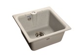 GRANFEST Мойка PRACTIК 420  1-чаша 417*417мм серый арт.GF-
