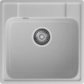 GRANFEST Мойка QUARZ 48  1-чаша 480*480мм серый арт.GF-Z-