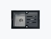 Кухонная мойка TOLERO Ceramic Glass TG-780 (Чёрная)