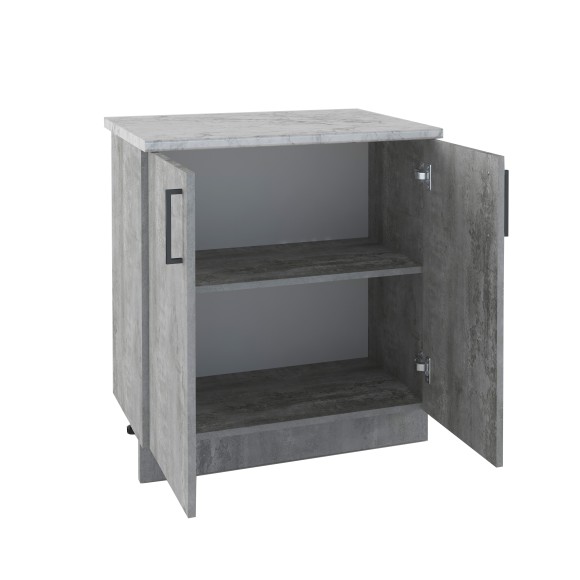 800 Стол рабочий/разделочный - Цемент светлый (80*84*43)