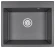 6001, ГРАФИТ (ЧЁРНО-СЕРЫЙ), кухонная мойка, кварц 6001, ГРАФИТ (ЧЁРНО-СЕРЫЙ), кухонная мойка, кварц