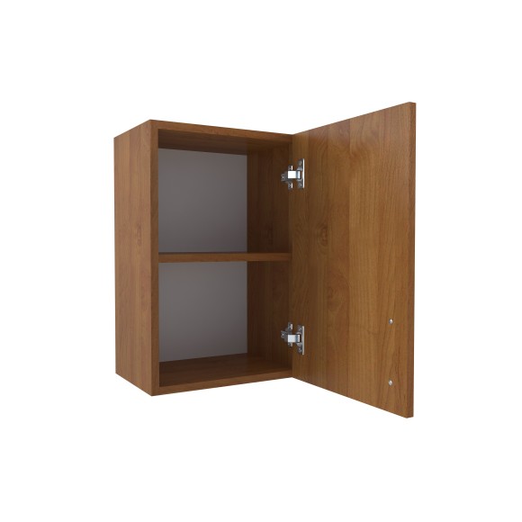 400 Шкаф навесной для посуды с полкой - ольха