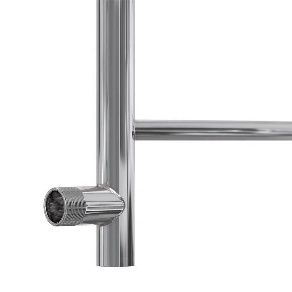 Полотенцесушитель водяной Point Афина PN04556 П4 500x600 с боковым подключением 500, хром Полотенцесушитель водяной Point Афина PN04556 П4 500x600 с боковым подключением 500, хром