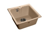 GRANFEST Мойка PRACTIК 420  1-чаша 417*417мм топаз арт.GF-