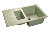 GRANFEST Мойка QUADRO 775KL 1,5-чаши+крыло 765*495мм салатовый арт.GF- GRANFEST Мойка QUADRO 775KL 1,5-чаши+крыло 765*495мм салатовый арт.GF-