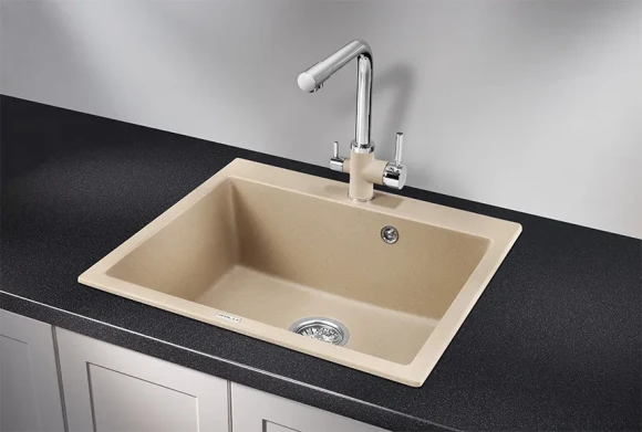 6001, ПЕСОК, кухонная мойка, кварц 6001, ПЕСОК, кухонная мойка, кварц
