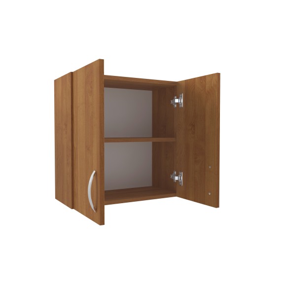 600 Шкаф навесной для посуды с полкой - ольха 600 Шкаф навесной для посуды с полкой - ольха