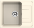 EWIGSTEIN Мойка ELEGANT 45F  1-чаша+крыло 580*480мм крем арт.EW-