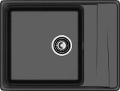 GRANFEST Мойка LEVEL 660L 1-чаша+крыло 660*500мм черный арт.GF- GRANFEST Мойка LEVEL 660L 1-чаша+крыло 660*500мм черный арт.GF-