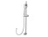 Душевой гарнитур VIBE (стойка) 3 режима шланг 150 металл