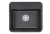 5601, ЧЁРНЫЙ, кухонная мойка, СтандАРТ кварц