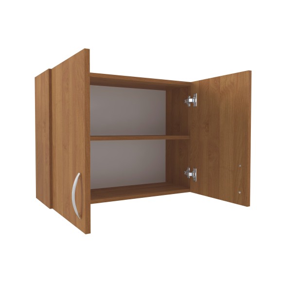 800 Шкаф навесной для посуды с полкой - ольха 800 Шкаф навесной для посуды с полкой - ольха